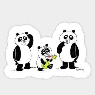 Kiss Panda Sticker